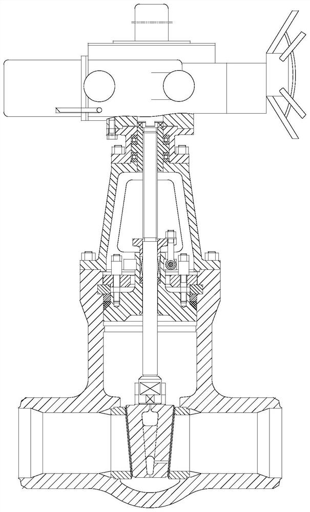 Quick opening and closing gate valve