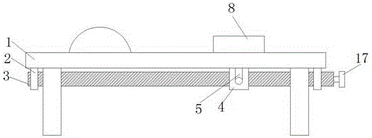 Plank cutting machine cutting plank accurately