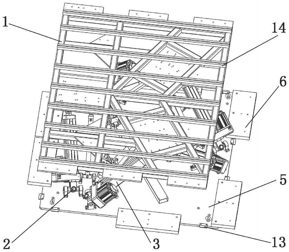 Six-degree-of-freedom motion platform system based on reverse gravity balance