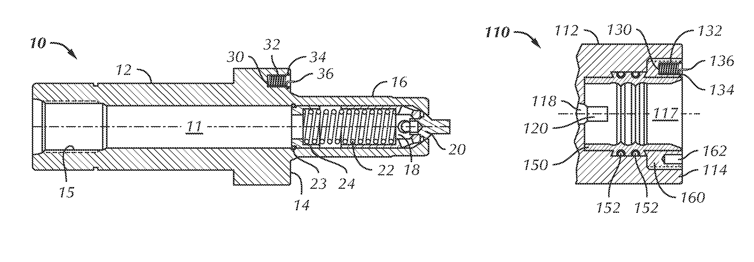 Hydraulic coupling member with electrical bonding contactor