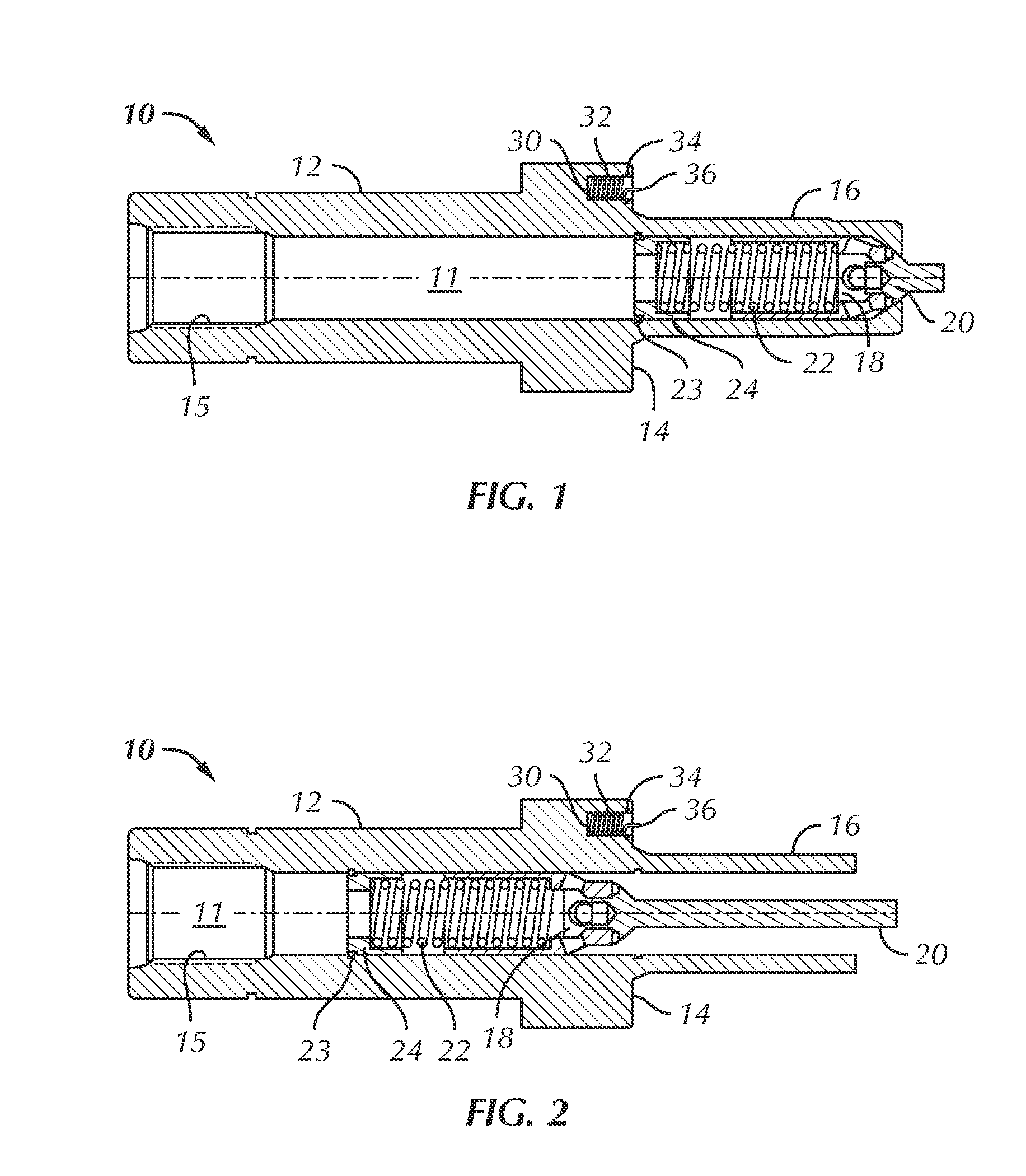 Hydraulic coupling member with electrical bonding contactor