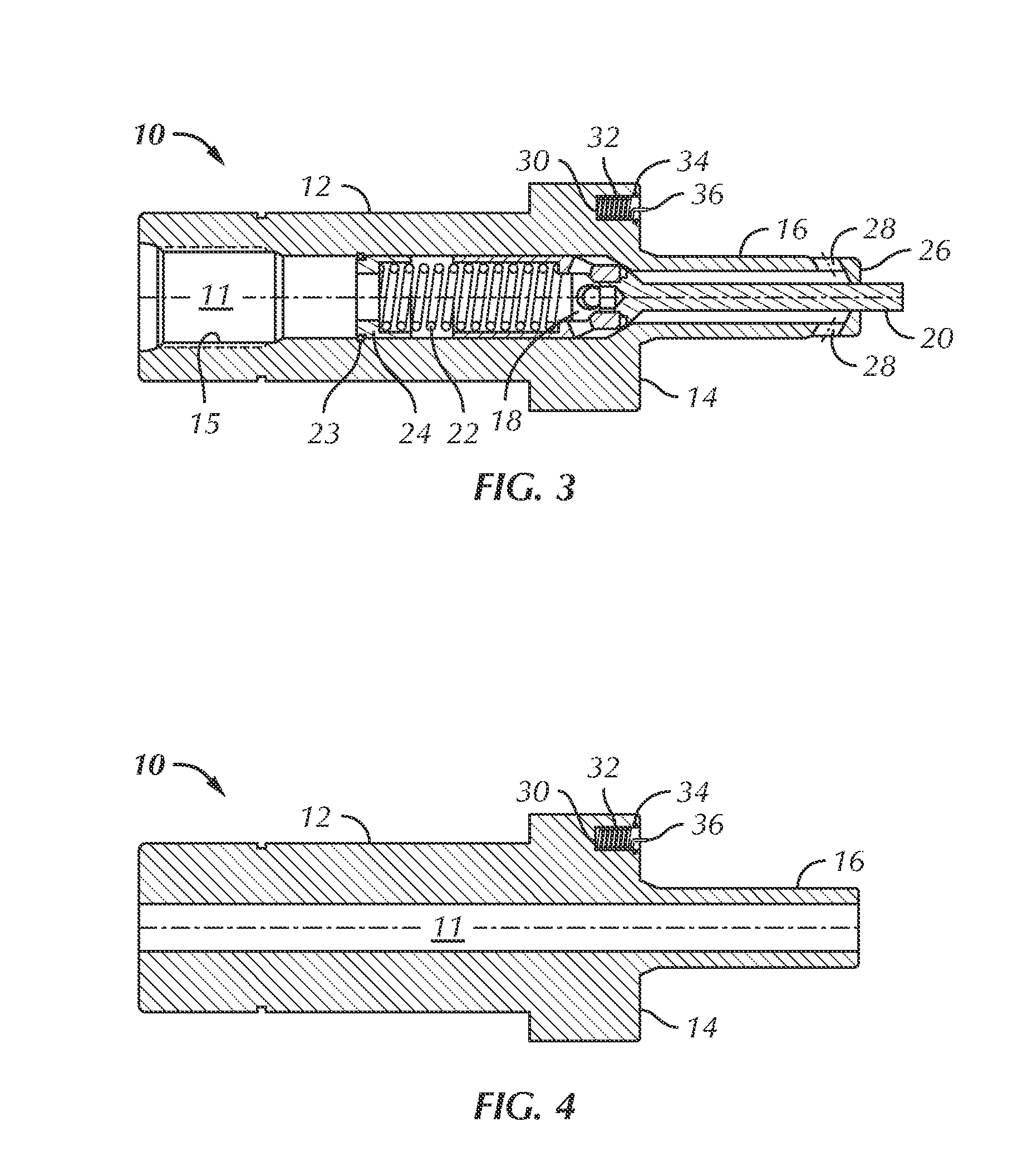 Hydraulic coupling member with electrical bonding contactor