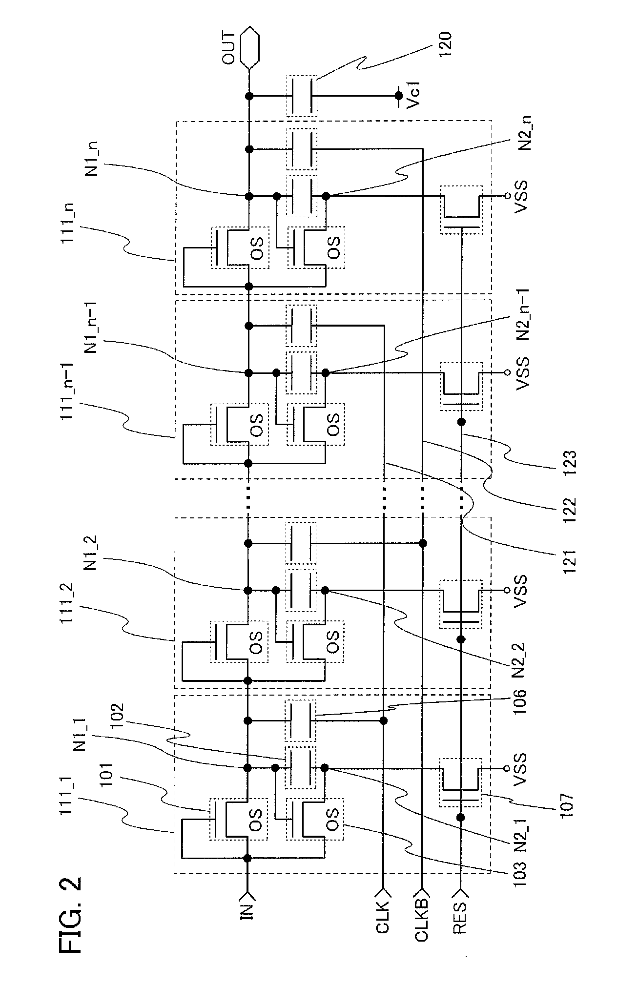 Boosting circuit and RFID tag including boosting circuit