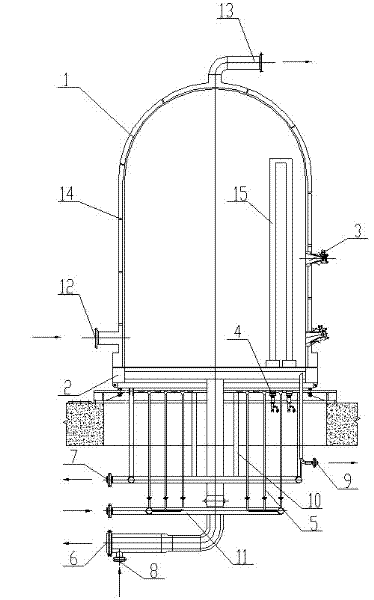 Polycrystalline silicon reduction furnace with 48 pairs of rods