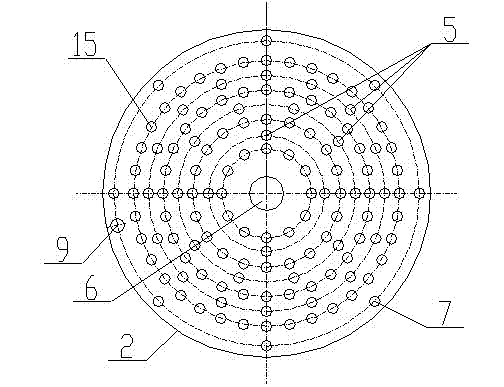 Polycrystalline silicon reduction furnace with 48 pairs of rods