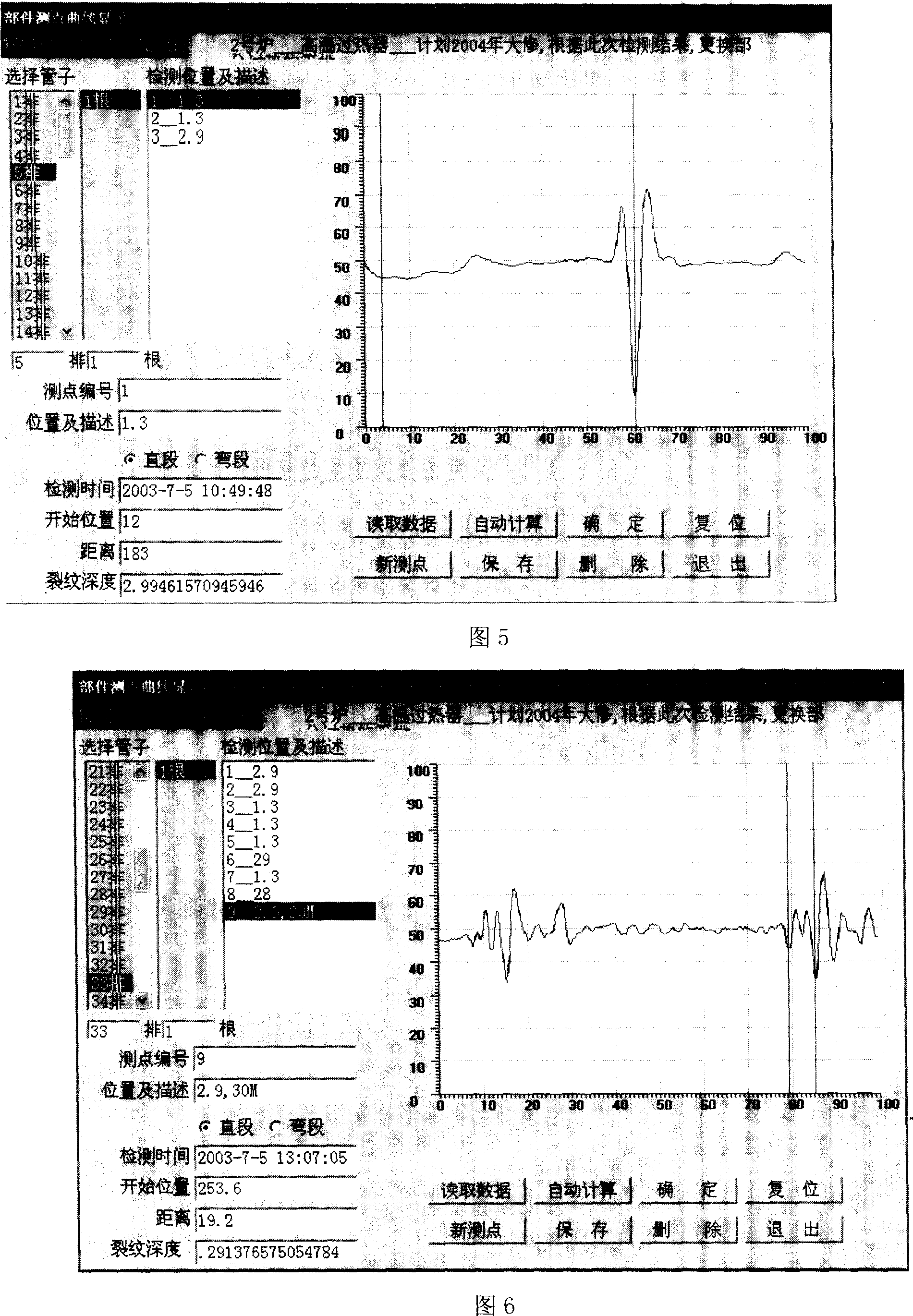 Method for detecting microcrack of high temperature furnace inner wall of furnace and device therefor