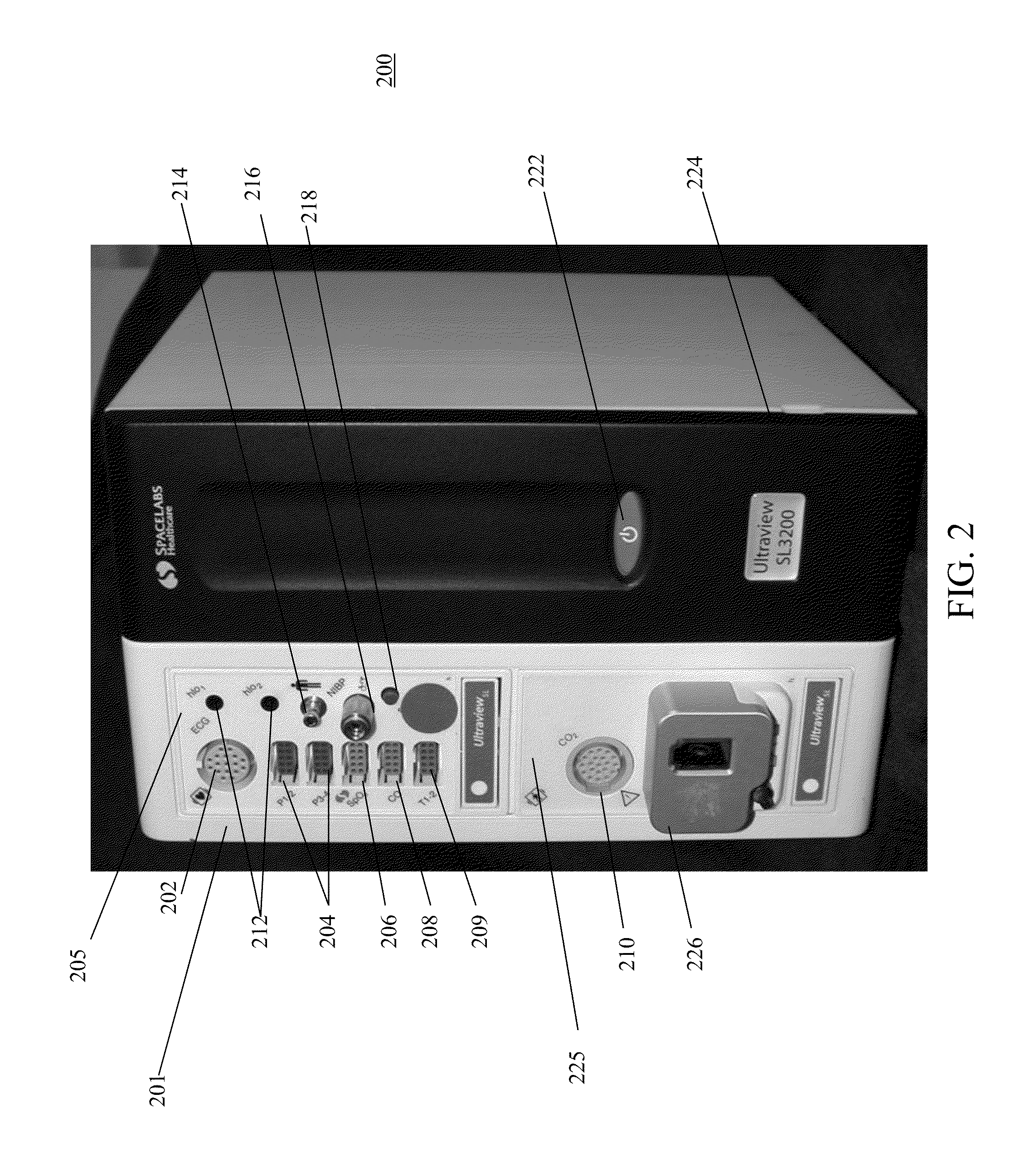 Multi-display bedside monitoring system