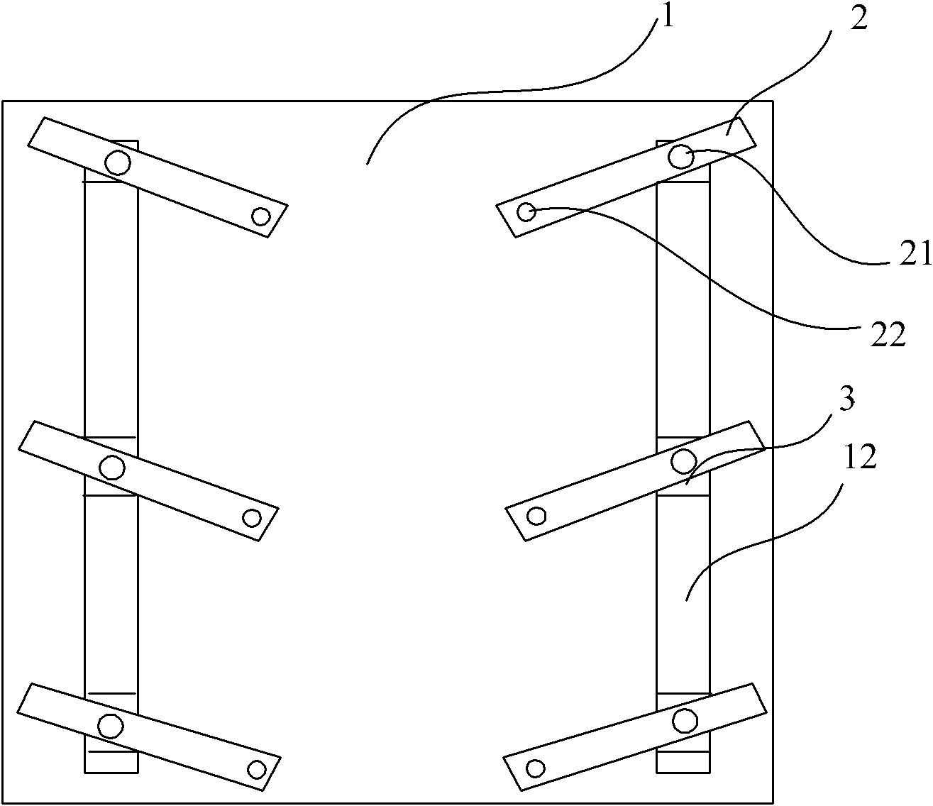 Main board locating device of mobile phone