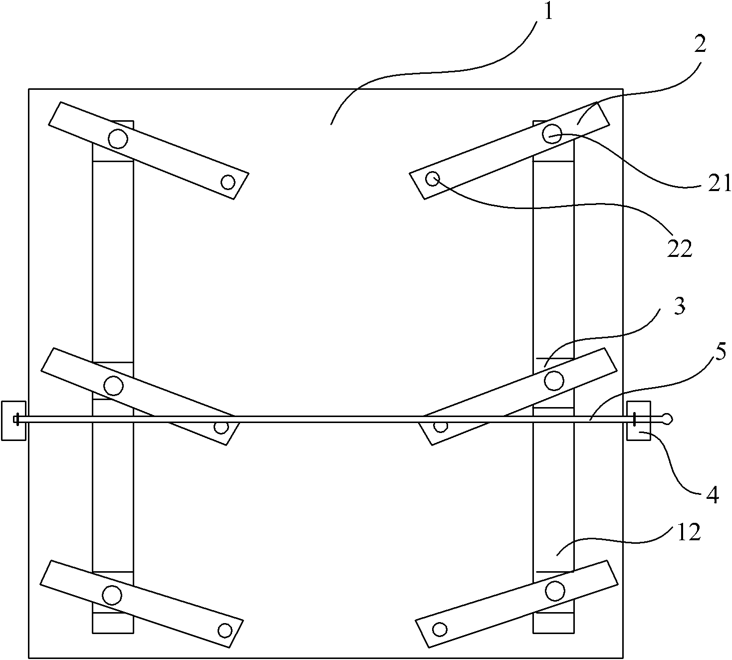 Main board locating device of mobile phone