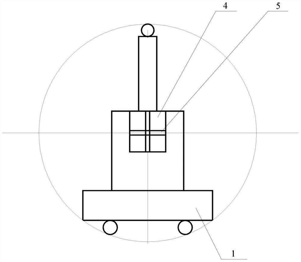 Electricity channel inner surface spraying device used for diamond type power distribution network