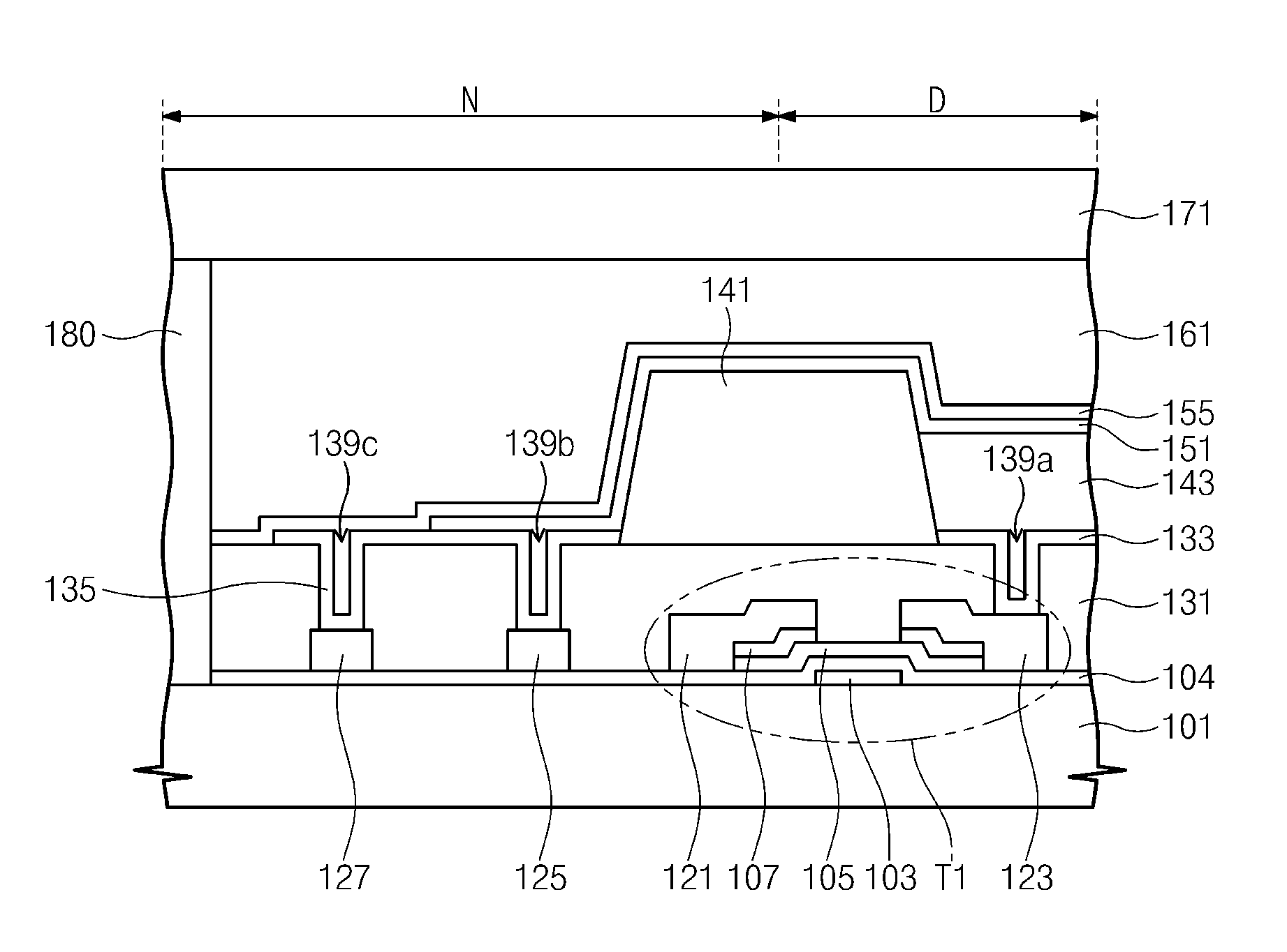 Organic light emitting display including an auxiliary electrode