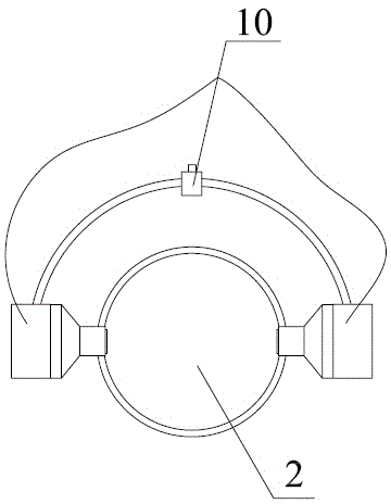 Spherical spraying nozzle desuperheater