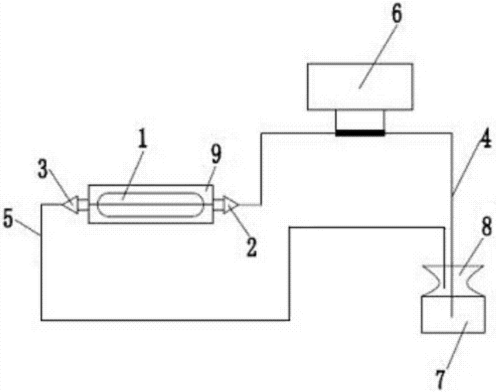 Method and device for simulating intravascular fluid shear stress for detecting secretion of adherent cells