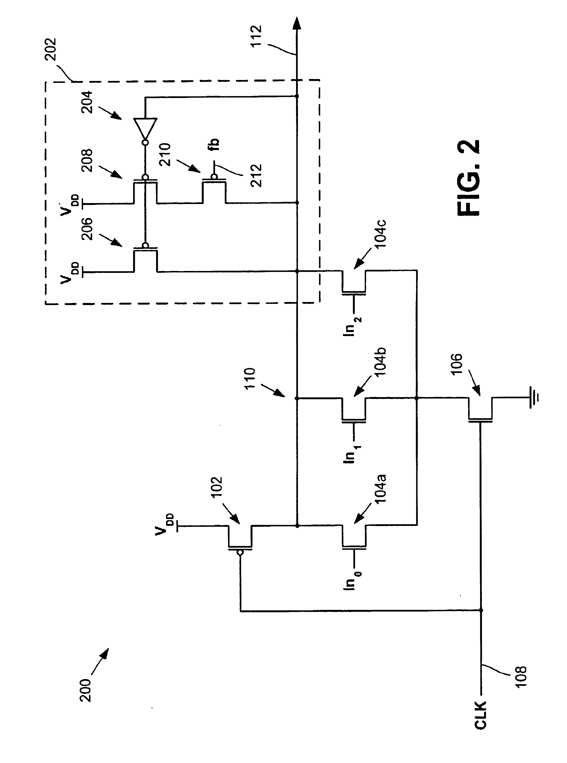 Process monitor based keeper scheme for dynamic circuits