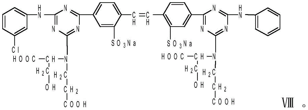 Liquid fluorescent whitening agent and preparation method thereof