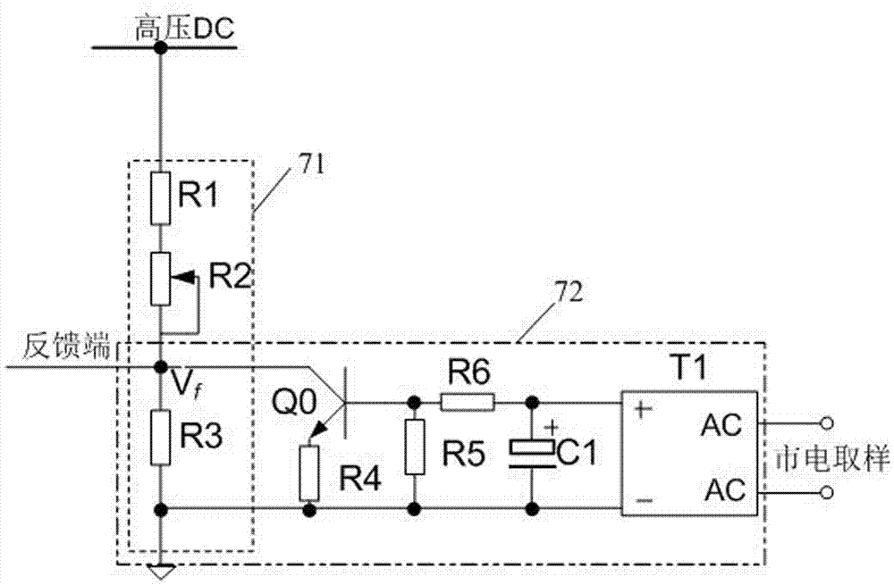 Photovoltaic auxiliary commercial power AC power supply system