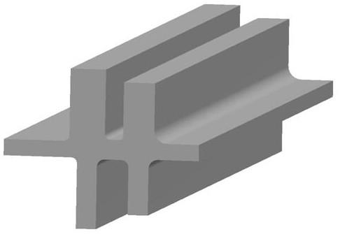 7-series aluminum alloy profile used for civil aircraft first rib and preparation method thereof