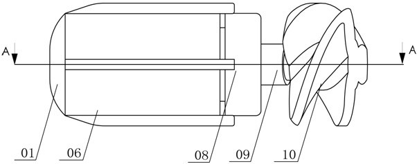 Screw-type active-thrust capsule-like robot