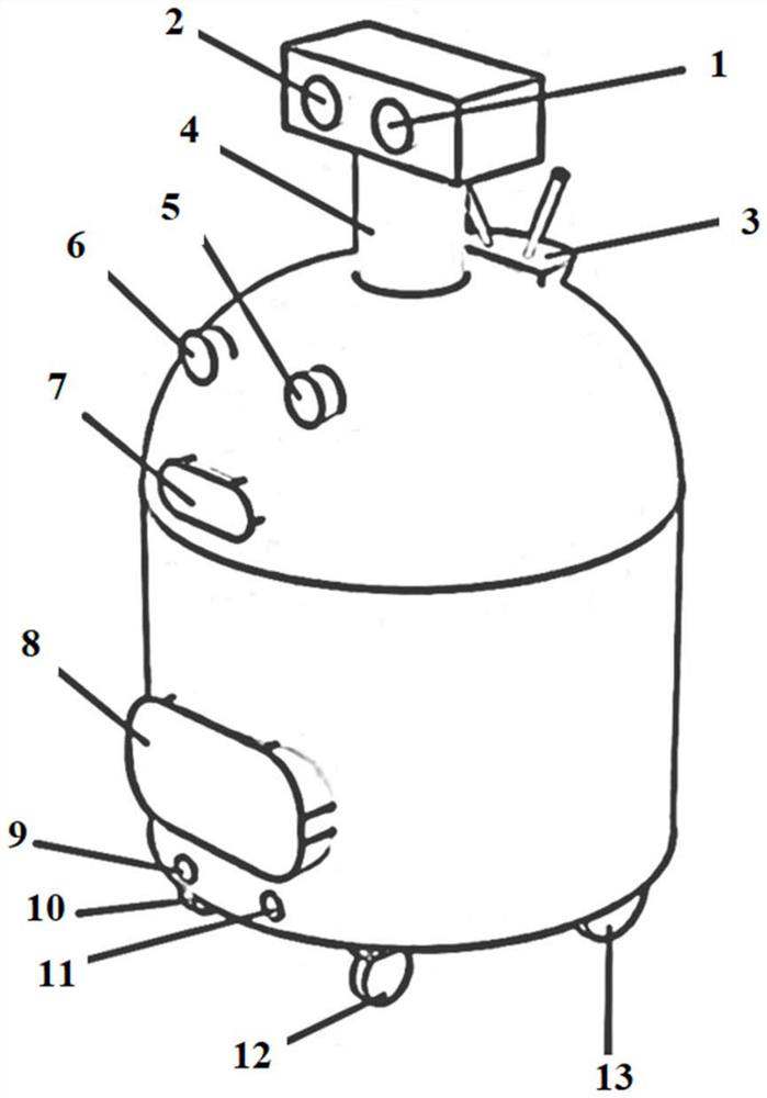 Vision-based multi-sensor fusion intelligent epidemic prevention robot and system