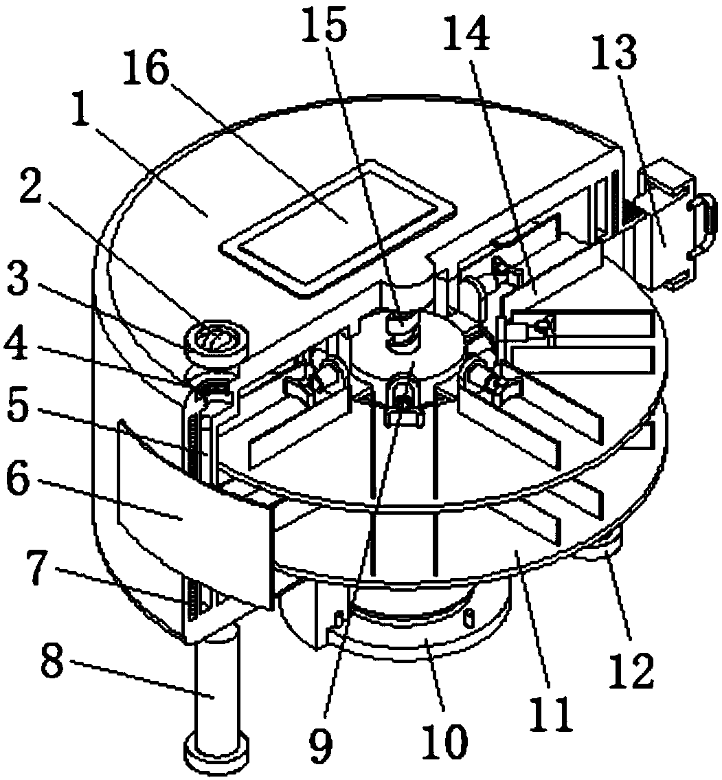 Stem cell cryogenic storage device with high internal space utilization rate