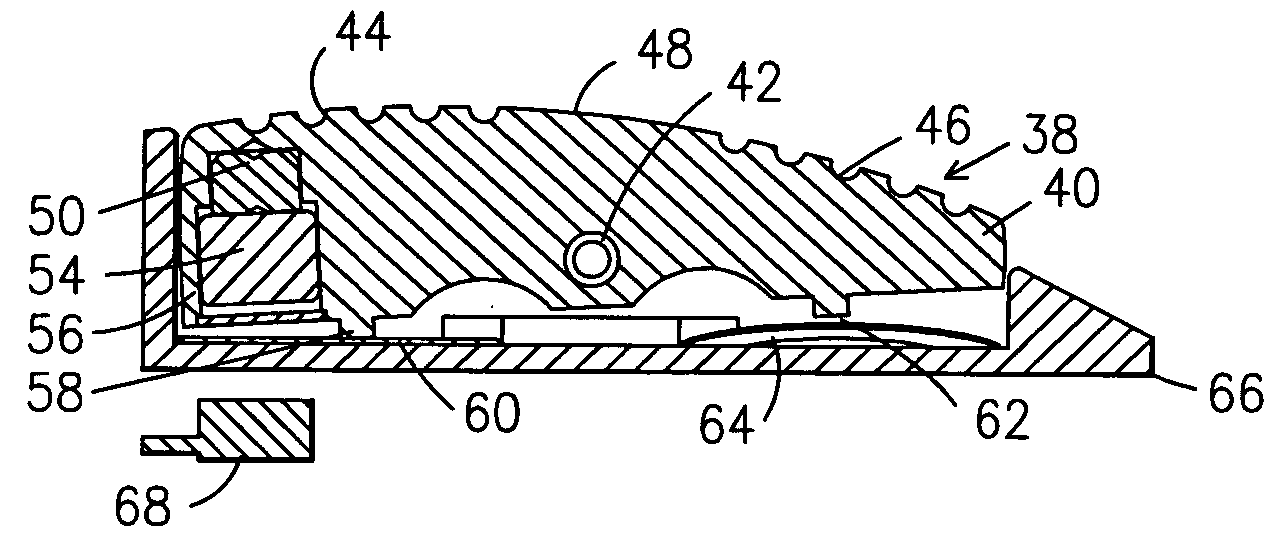 Endoscope magnetic rocker switch