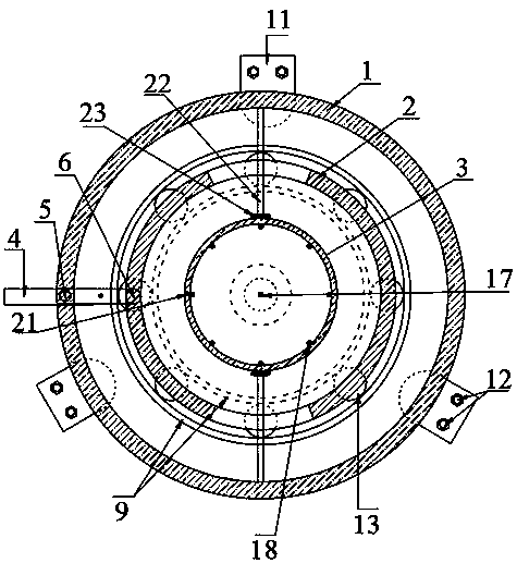 Measuring device for D type auxiliary girder displacement and bridge pier inclination angle and measuring method thereof