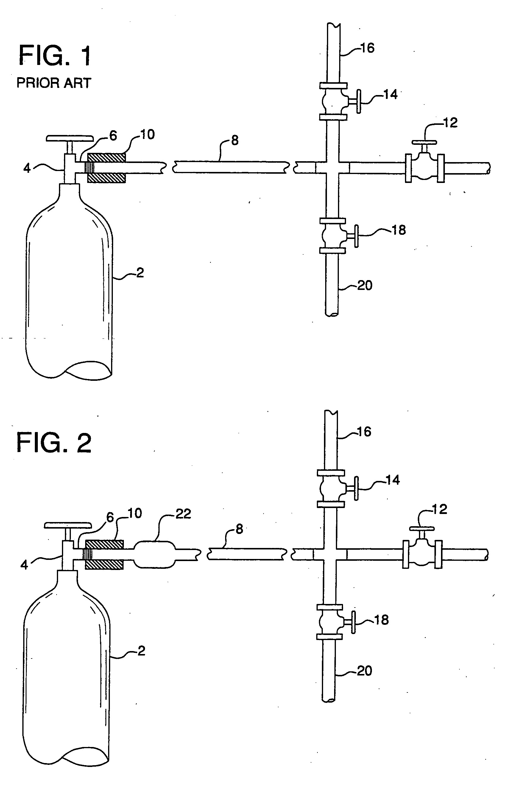 Enhanced purge effect in gas conduit