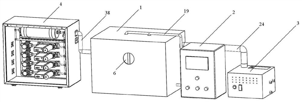 Experimental system and experimental method for simulating complex weather environment for imaging detection