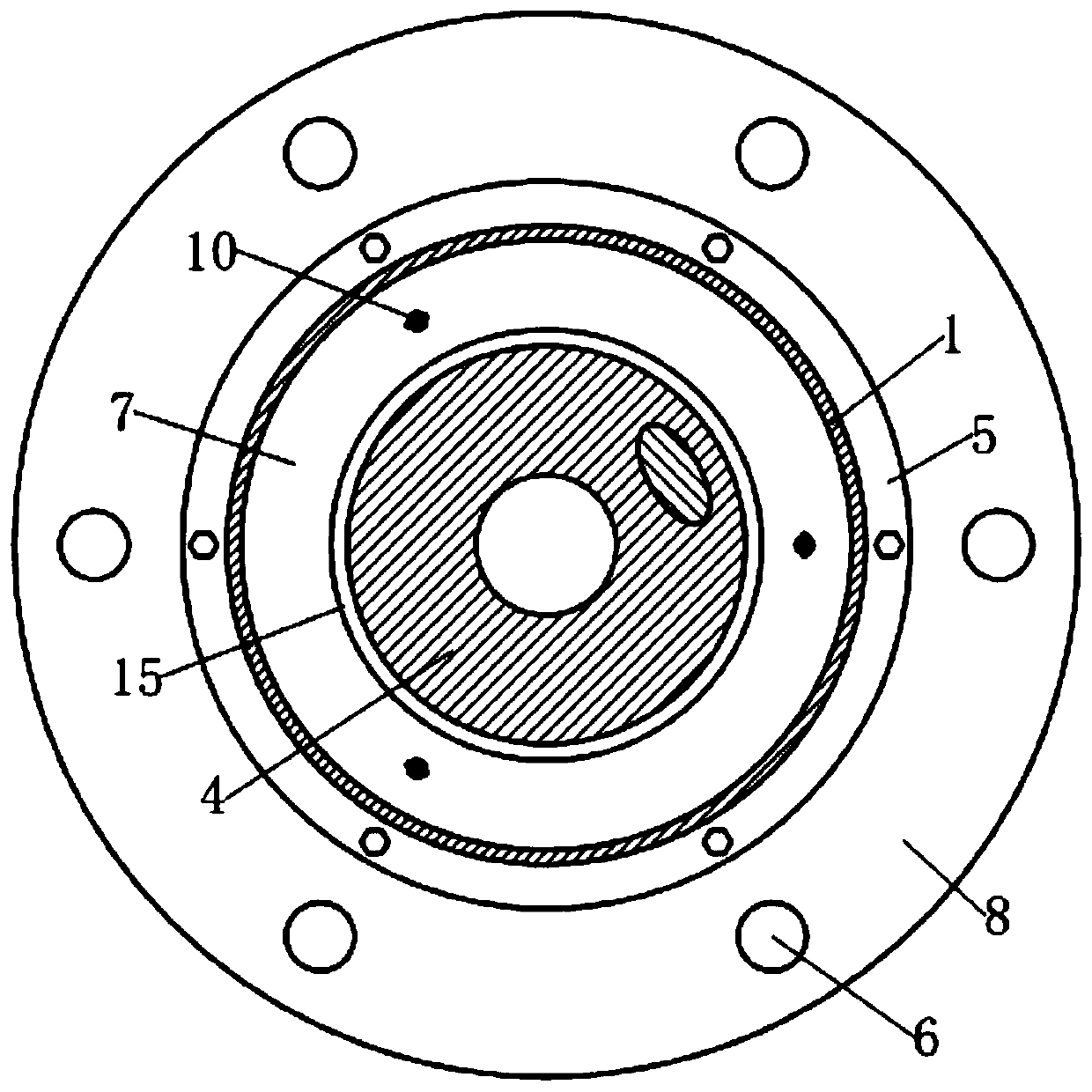 A composite spring-damper with adjustable initial stiffness