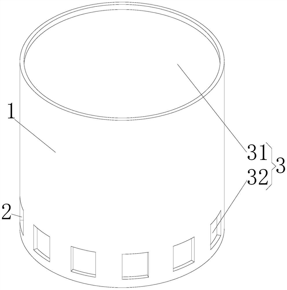 Separated fishing cage formed by water pressure