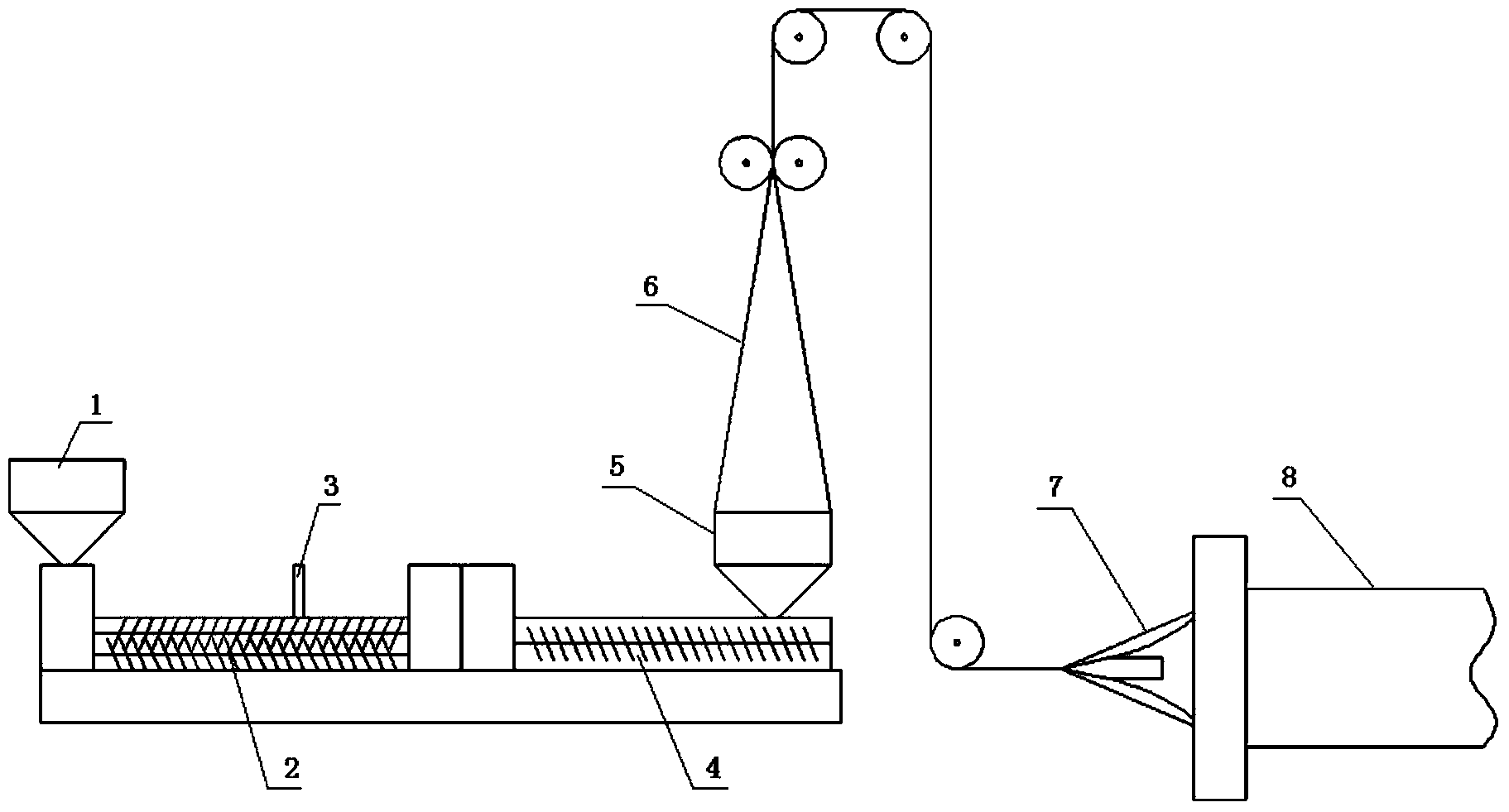 Heat-insulated degradable polypropylene foaming material and production method thereof