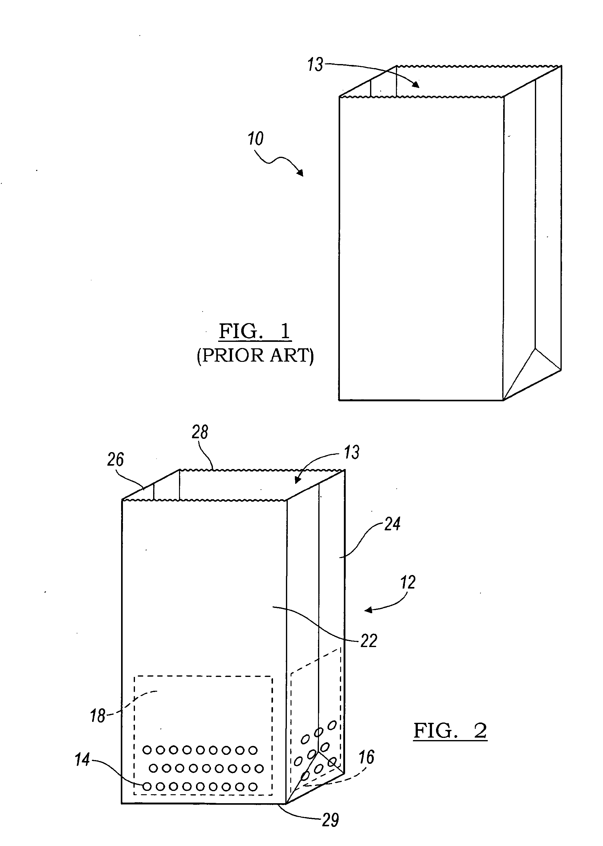 Refuse bag with improved air removal and content compaction