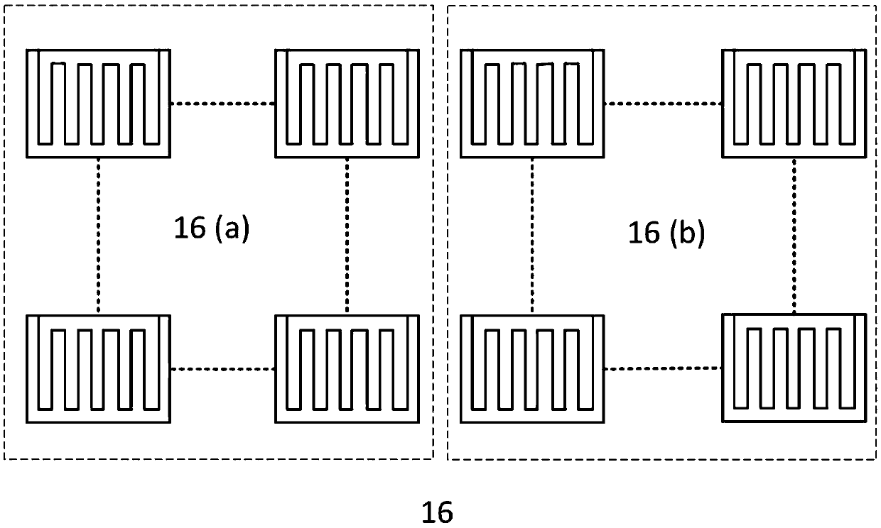 Matrix management type solid temperature partitioned energy storage method and device