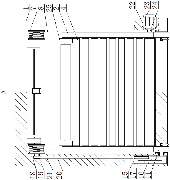 Building waste recovery equipment based on high-rise building construction