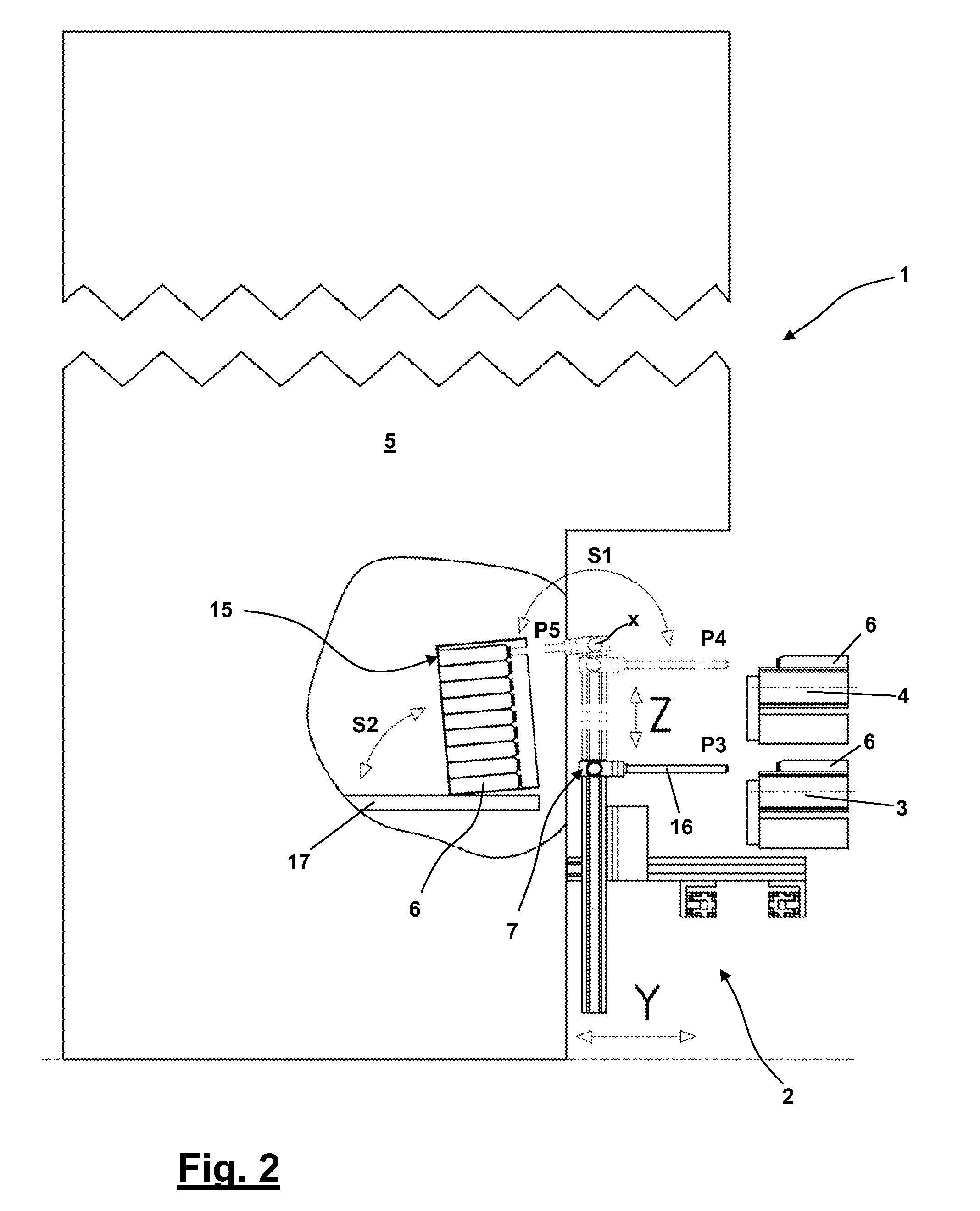 Device for taking over, temporarily storing and passing on elongated, hollow cylindrical product units and a method for the operation of such a device