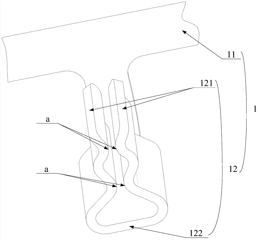 An air cleaner, a dust collecting device and a conducting strip