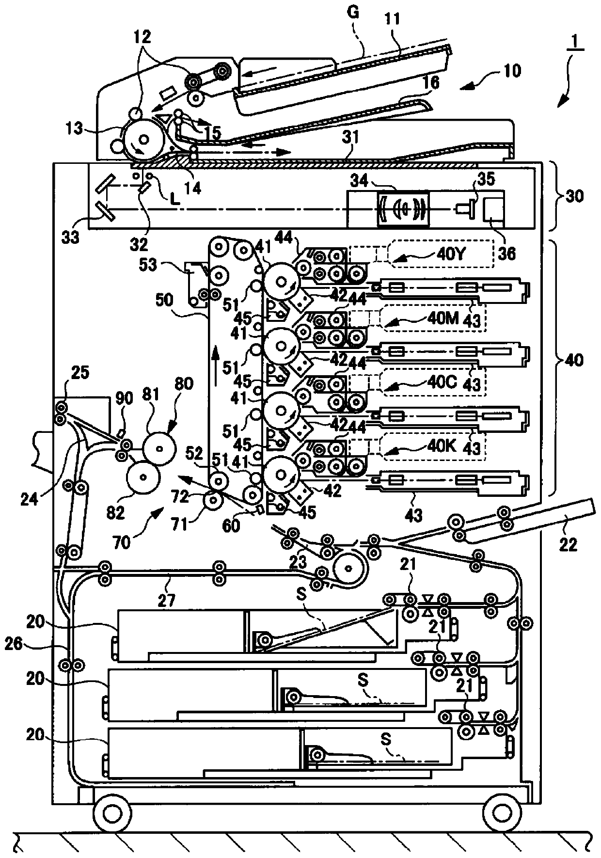 Image forming apparatus and exposure position adjustment method