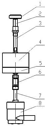 Explosion-proof radioactive aerosol on-line monitoring device