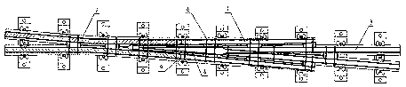 Manufacturing method of reinforced wing rail alloy steel frog