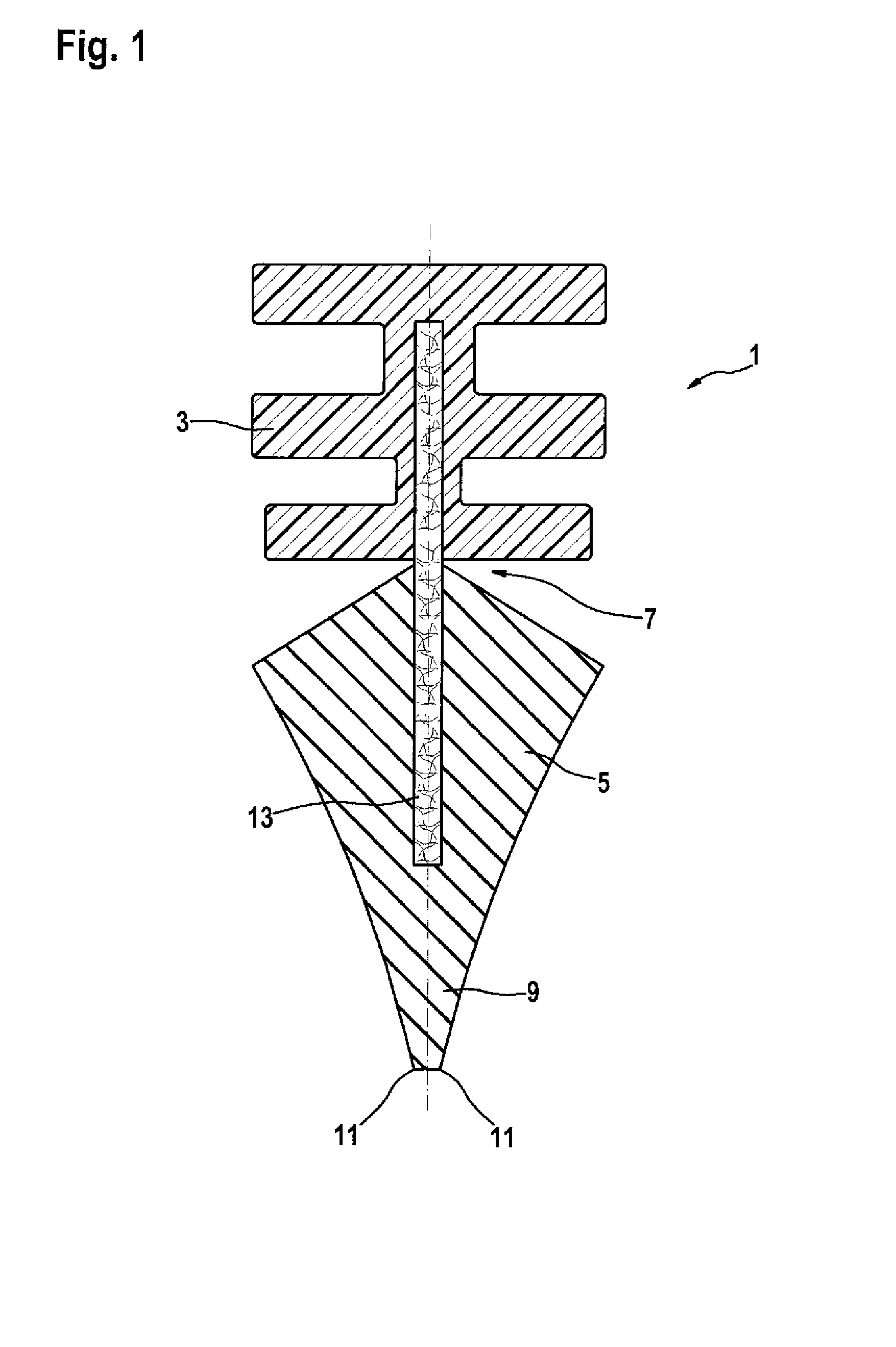 Wiper blade for a window wiper and method for the production of said wiper blade