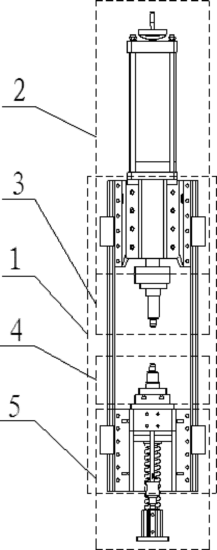 Self-adaption floatation pressure device for spot welding machine