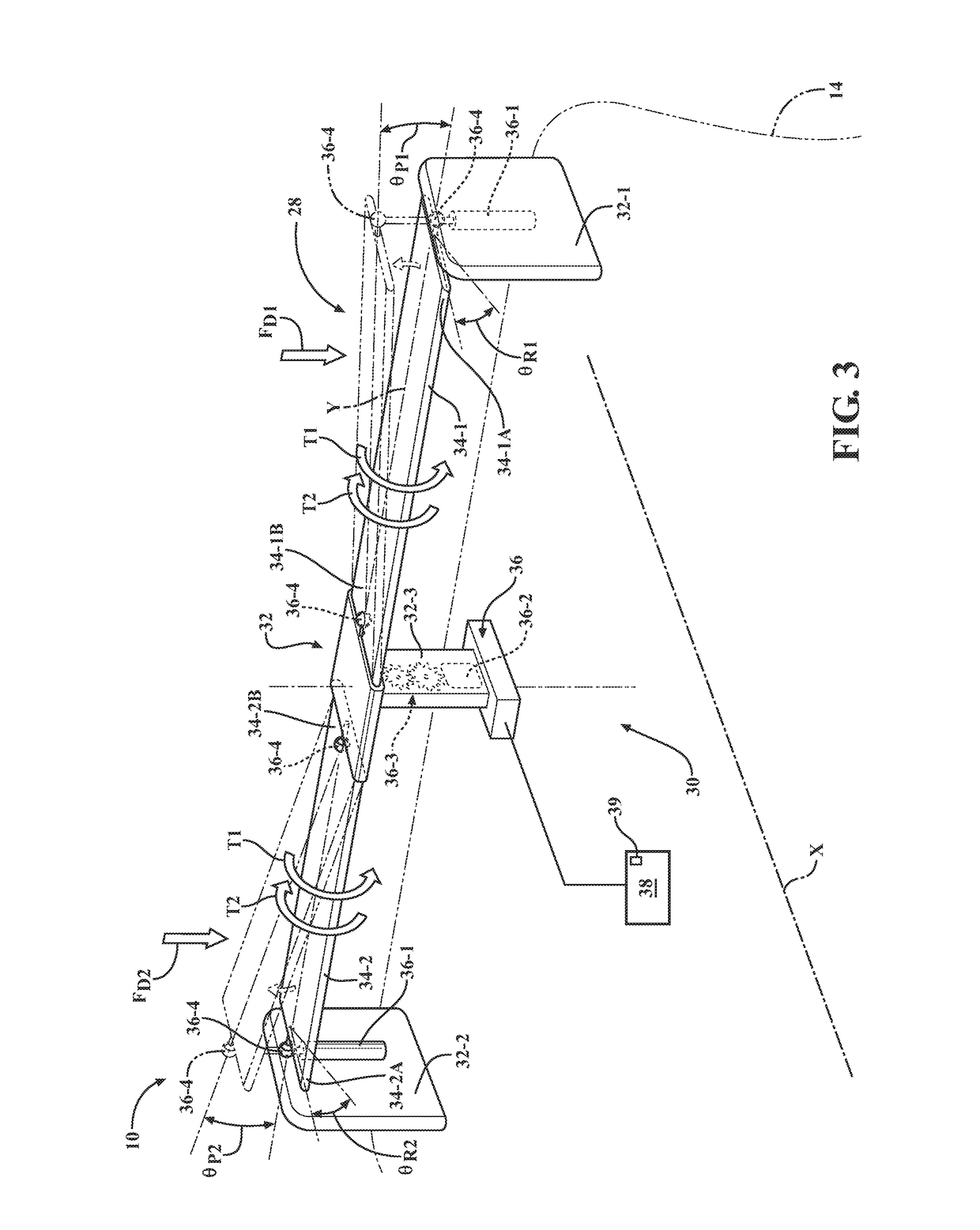 Active hybrid spoiler for a motor vehicle