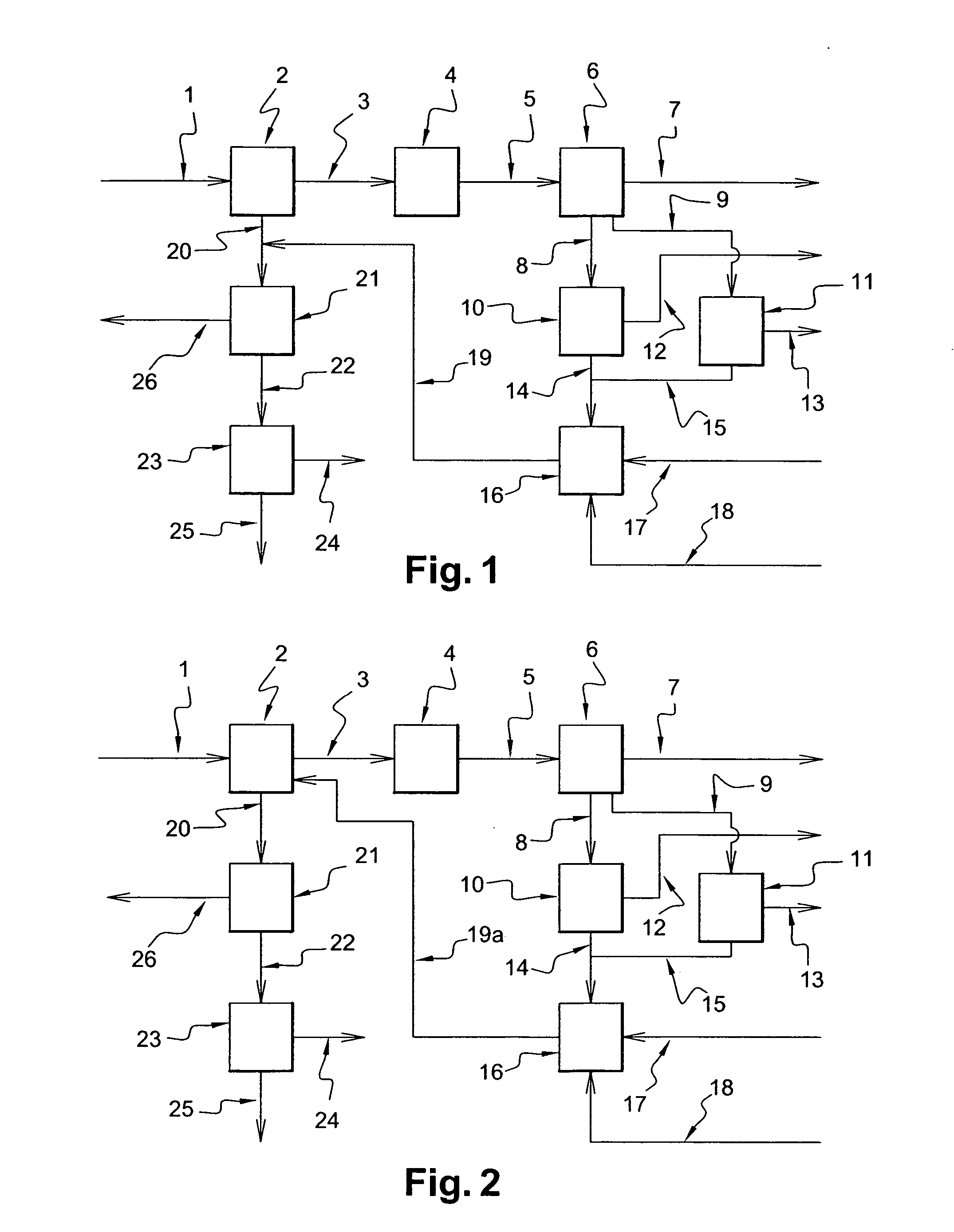 Process and installation for the treatment of DSO