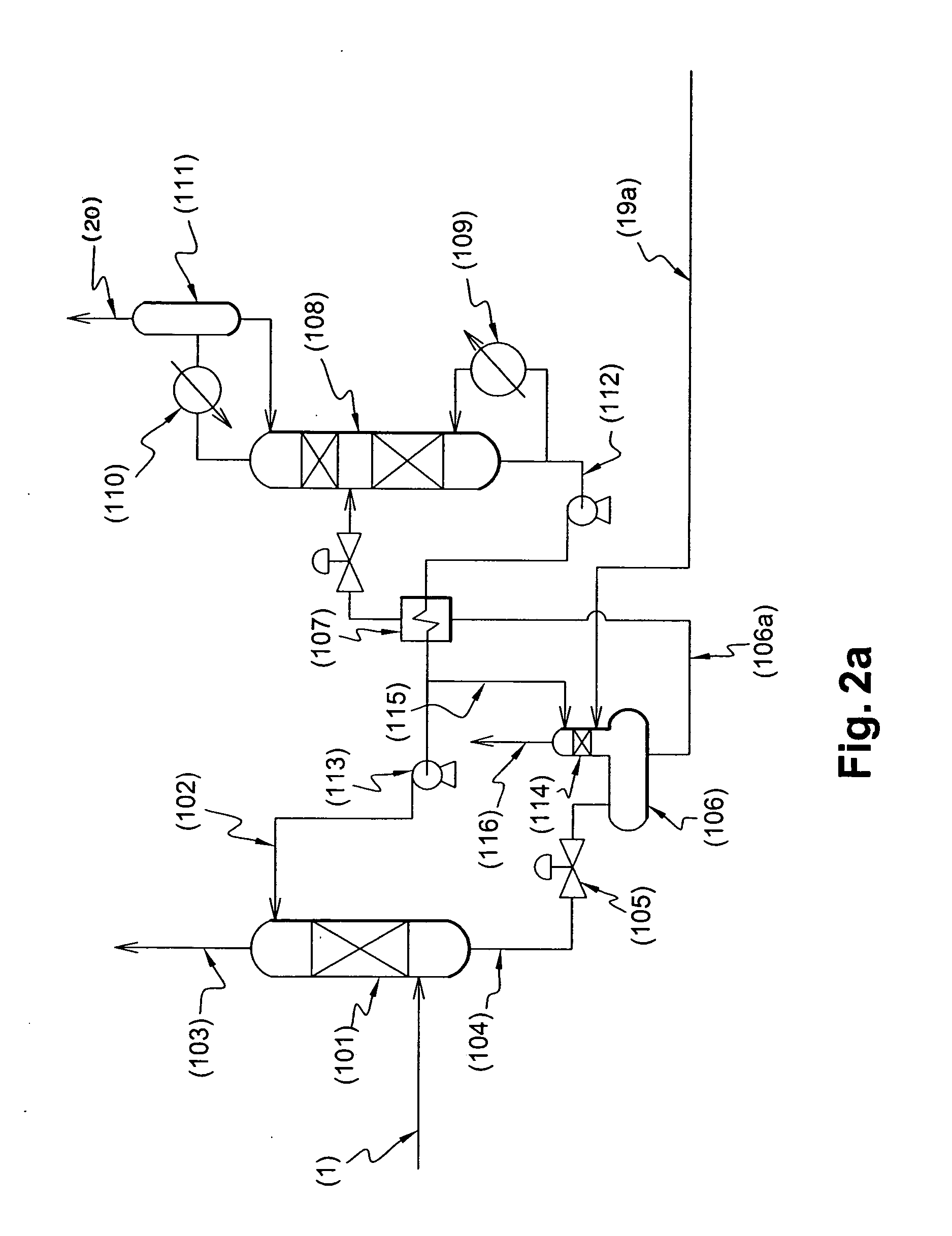 Process and installation for the treatment of DSO