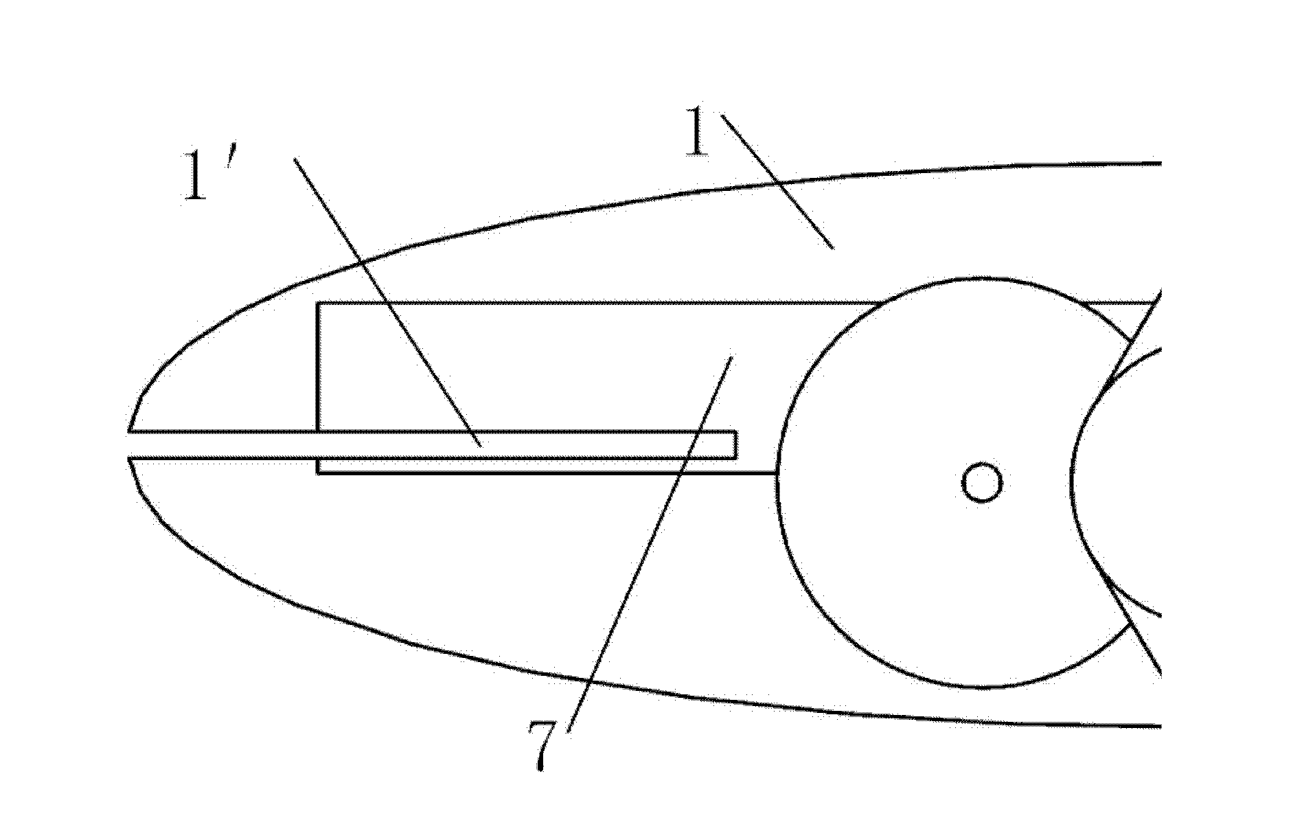 Variable flat plate type bionic leading edge flap device