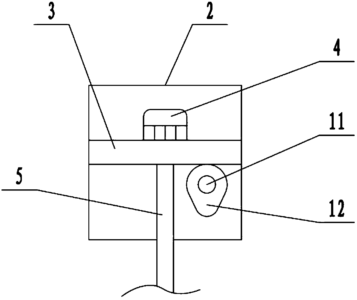 Aeration device used for domestic sewage processing