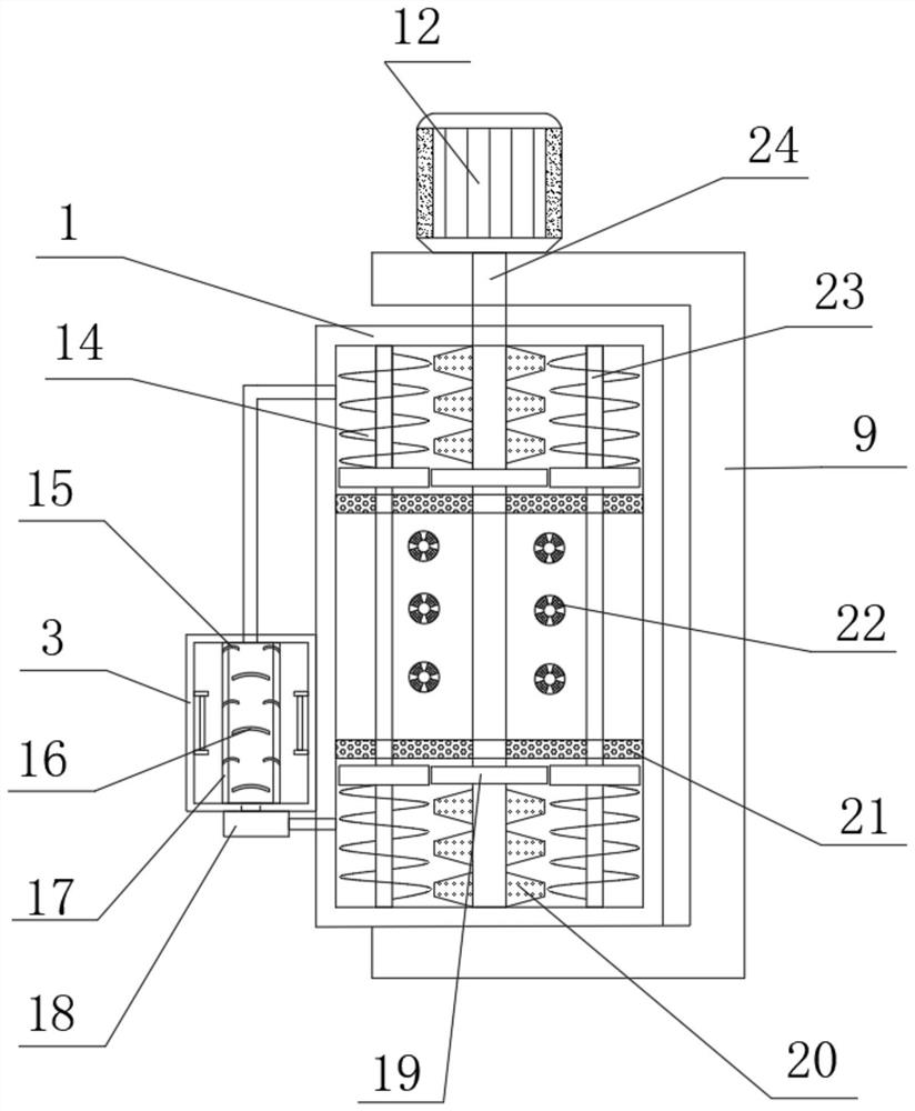 Stirring equipment for pneumonia vaccine production