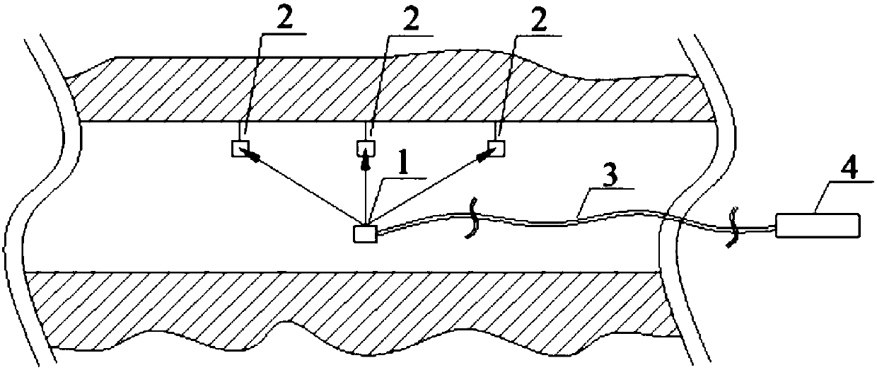 An under-construction tunnel surrounding rock deformation automatic monitoring device