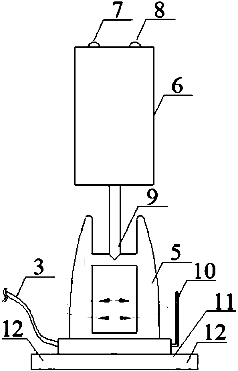 An under-construction tunnel surrounding rock deformation automatic monitoring device