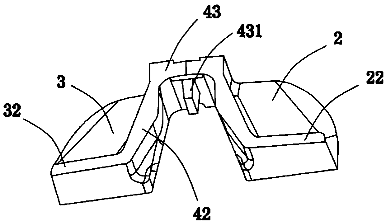 Simple and single-jack-insertion-preventing protection door with excellent swinging effect